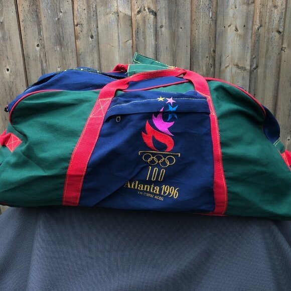 Vintage 1992 Atlanta 1996 Oylmpics Duffle Bag - Picture 5 of 13